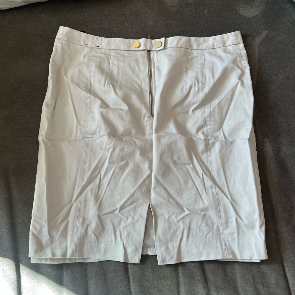 Express Pencil Skirt Beige 10 - Picture 2 of 4